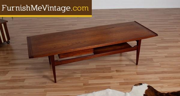 Vintage Moreddi Danish Teak Coffee Table