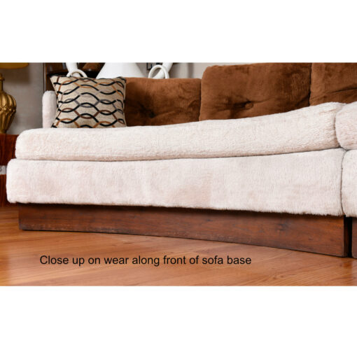 Wear along front edge of base