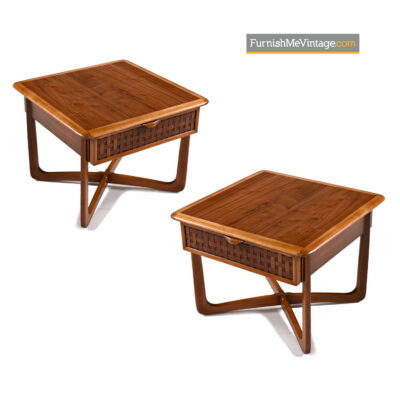 Lane Perception Lamp Table - Mid Century Modern