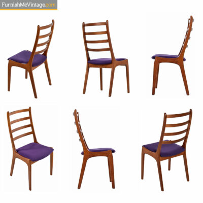 solid teak dining chairs kai kristiansen