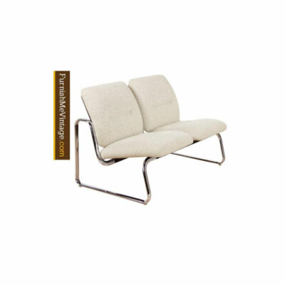 Steelcase,chrome,sofa,sete,modern,vintage