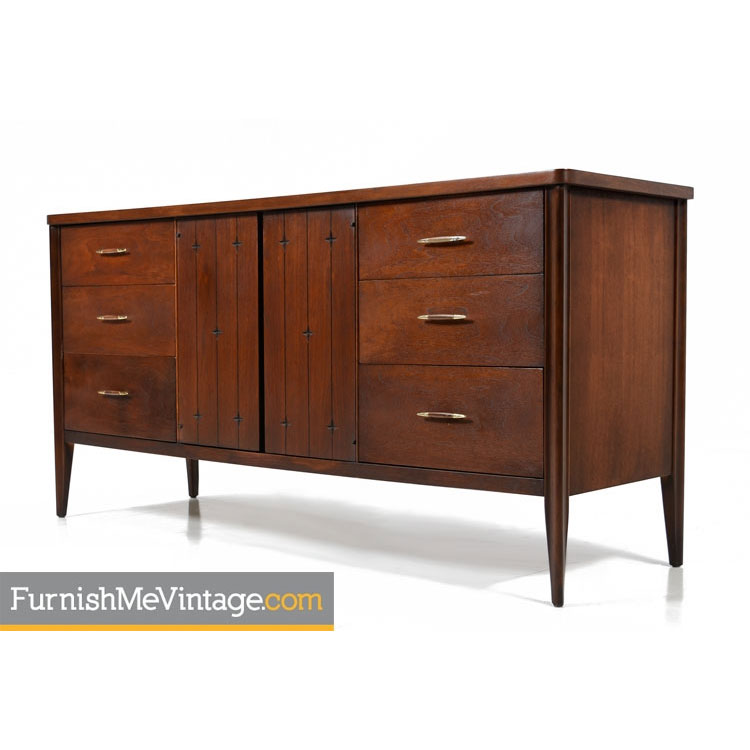 Broyhill Saga Dresser Credenza Restored Mid Century Modern