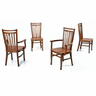 Brazilian Hardwood Dining Chairs - Giuseppe Scapinelli Style