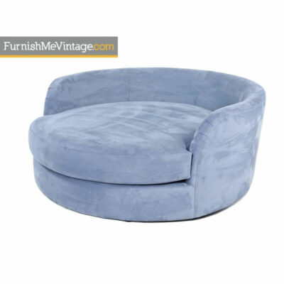retro,blue,tub chaise,lounge chair
