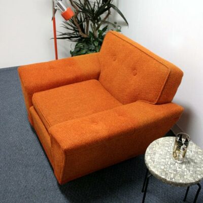 Big Comfy Mid Century Lounge Arm Chair