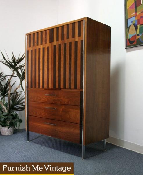 Vintage Lane Rosewood Walnut Gentleman S Dresser