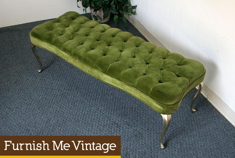 green velvet bench yellow velvet vintage hollywood regency glam green velvet tufted bench green velvet bench yellow velvet vintage hollywood regency glam green velvet tufted bench
