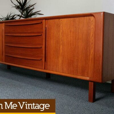 Bernhard Pedersen & Son Vintage Danish Teak Credenza