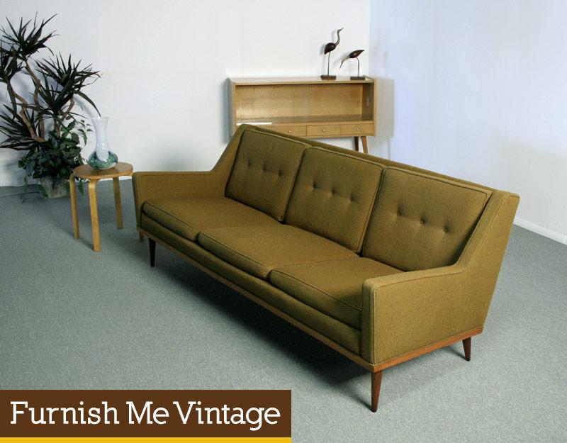 Mid Century Modern Milo Baughman Sofa Couch James Inc