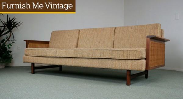 Mid Century Modern Danish Style Original Sofa