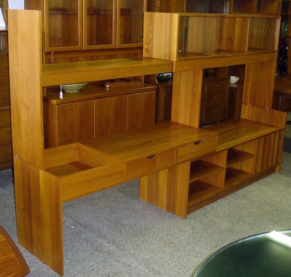 Expanding Scandinavian Teak WallUnit / Room Divider