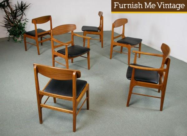 6 Mid Century Modern Stanley Danish Forum Chairs 6 Mid Century Modern Stanley Danish Forum Chairs
