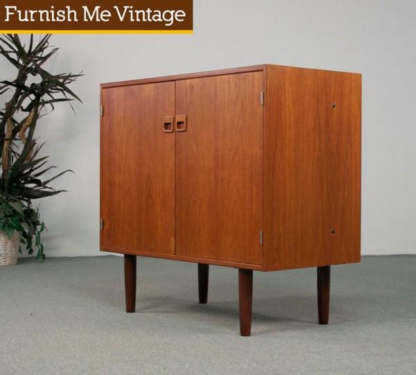 Small Mid Century Danish Teak Cabinets By Dyrlund