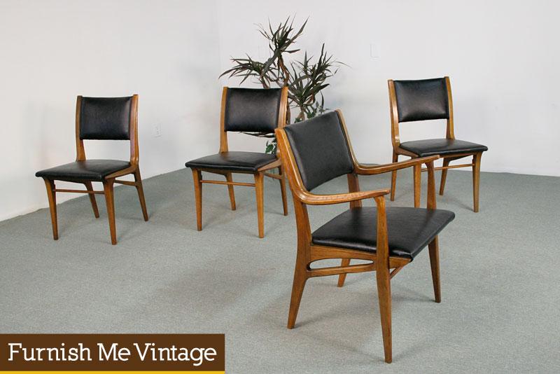 Mid Century Modern Drexel Profile K64 Dining Chairs