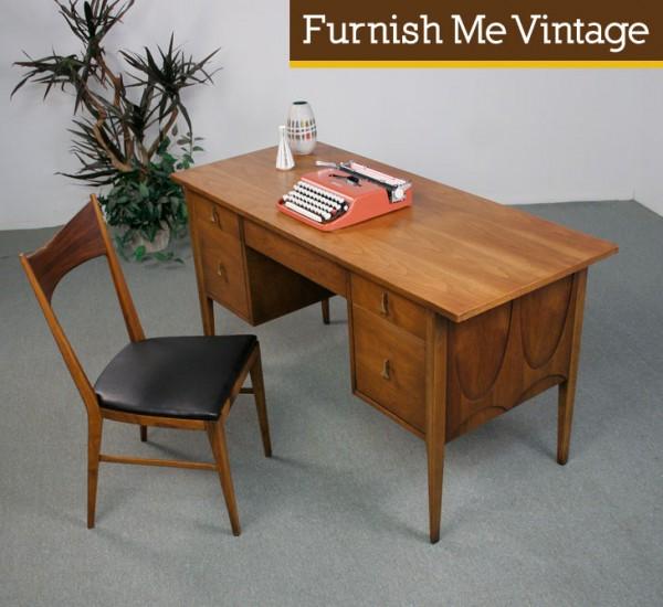 Refinished Mid Century Modern Broyhill Brasilia Desk