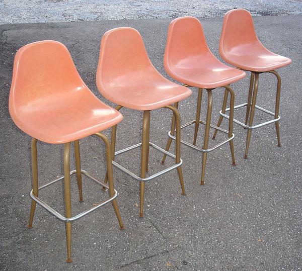 Fiberglass Vintage Stool