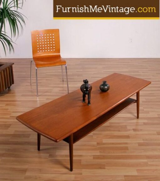 Mid Century Modern Danish Teak Coffee Table