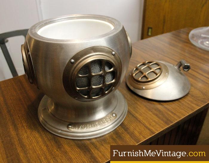 Vintage Deep Sea Diver Helmet Ice Bucket On Antique Row West Palm Beach