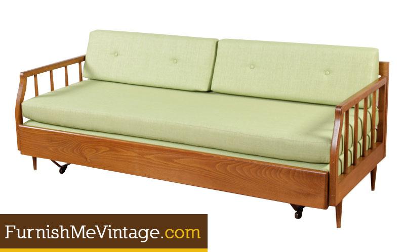 mid century bed