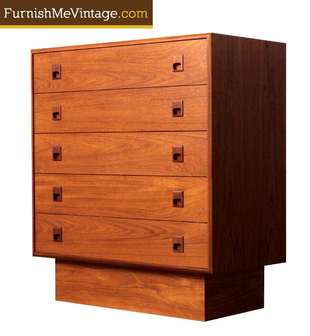 Vintage Canadian Teak Chest of Drawers