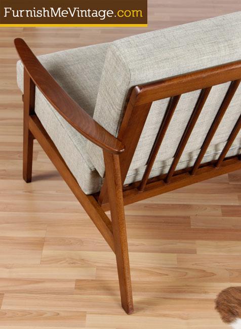 Restored Mid Century Modern Yugoslavian Sofa