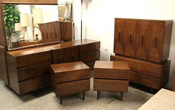 mid century bedroom set american of martinsville