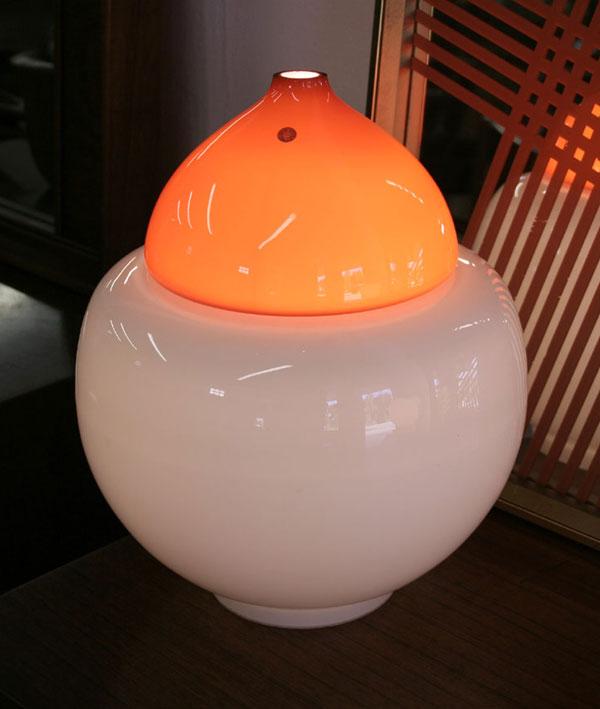 mid century modern mushroom lamp