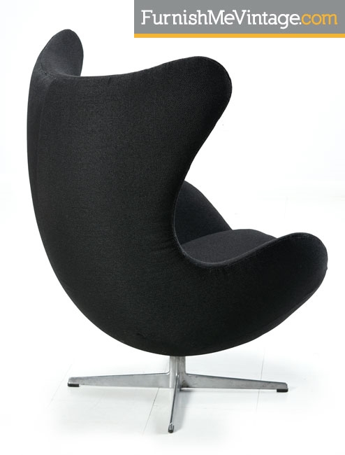 Black Arne Jacobsen Egg Chair Arne Jacobsen Authentic Vintage Egg Chair