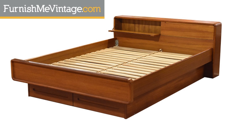 Teak Queen Platform Bed By Sun Furniture Queen Size Sun Furniture Teak Platform Bed