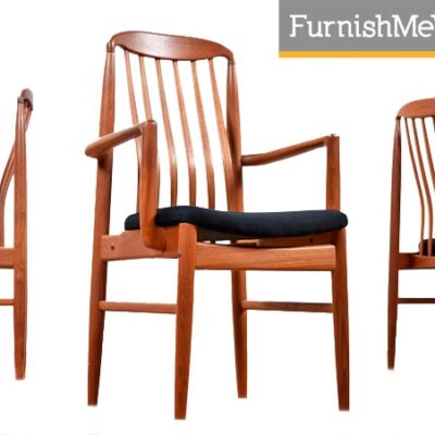 Benny Linden,BL10 chairs,dining,teak,modern,vintage