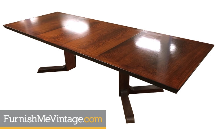 Vintage Skovby Danish Rosewood Dining Table