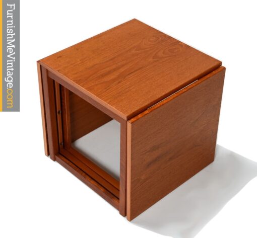 Kai Kristiansen Mid Century Modern Teak Nesting Tables