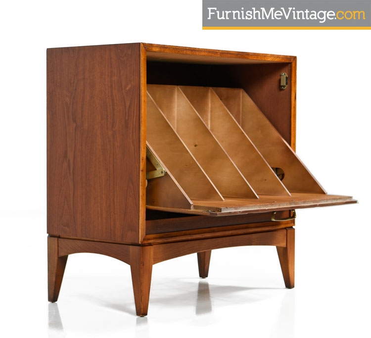 Mid Century Modern Lane Record Cabinet