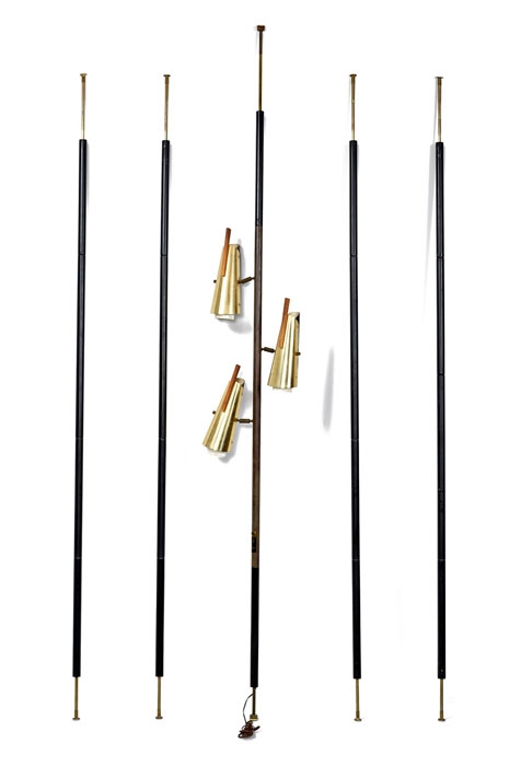 mid century tension lamp