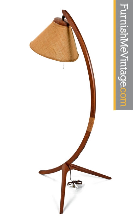 teak arc lamp