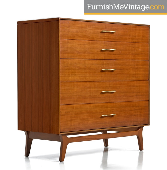 Rway Walnut Dresser Rway Mid Century Modern Chest Of Drawers