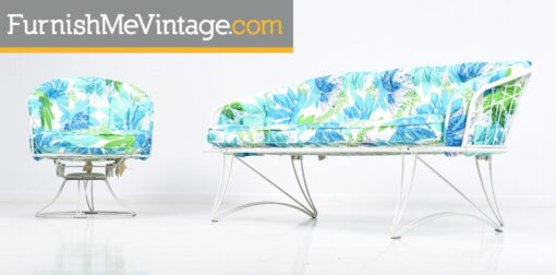 Homecrest Retro Outdoor Sofa and Chair Set