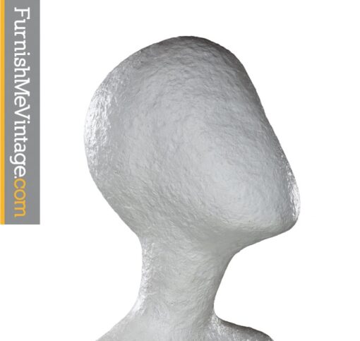 Modern Nude Sculpture - Plaster Female Figure on Pedestal