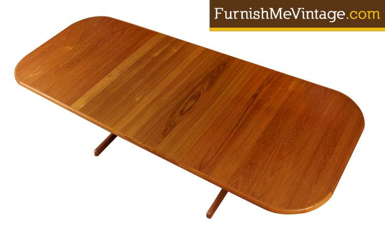 Mid Century Modern Danish Teak Rounded Edge Table