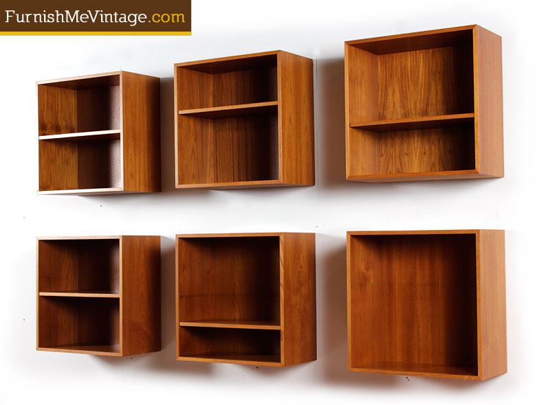 Vintage Danish Teak Wall Mounting Cabinets - Vintage Wall Cabinet Vintage Danish Teak Wall Mounting Cabinets - Vintage Wall Cabinet