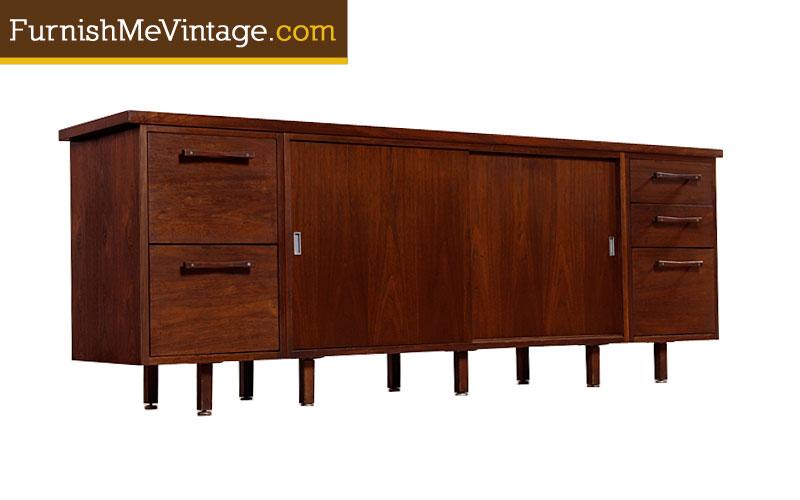 Mid Century Modern Alma Architectural Series Office Credenza
