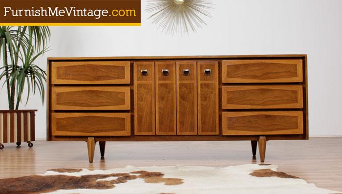 Mid Century Modern American Of Martinsville Triple Dresser