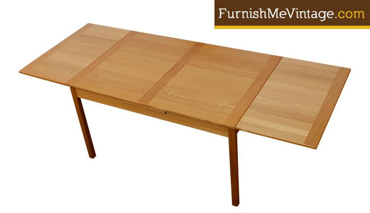 Danish Oak Dining Table By Ansager Mobelfabrik Danish Oak Dining Table By Ansager Mobelfabrik