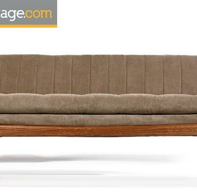 vintage,modern,Adrian Pearsall,Oak,gondola sofa,couch