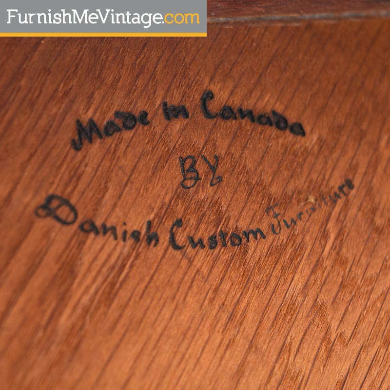 Solid Teak Danish Modern Coffee Table Vintage Red Danish Modern Dodecagon Teak Coffee Table Made In Canada