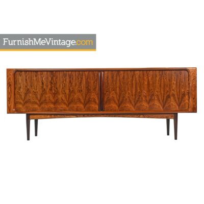 Danish Rosewood Tambour Credenza