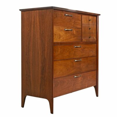 Drexel Modern Highboy Chest of Drawers Fully Restored