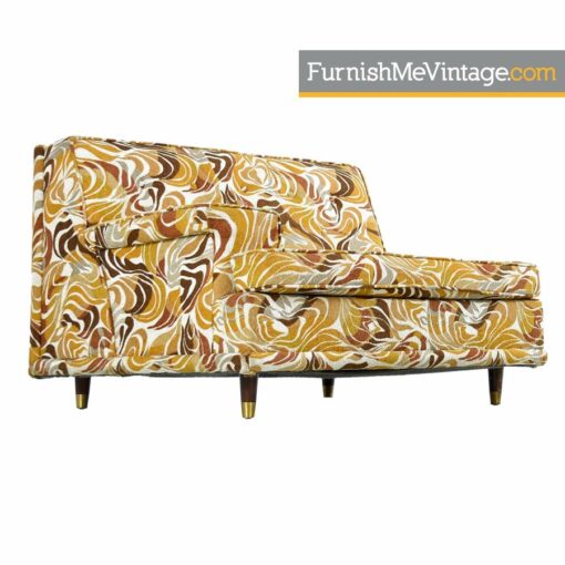 Settee Sofa Set - Original Psychedelic Print Fabric