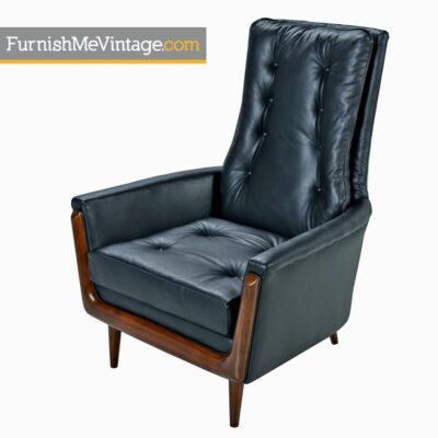 vintage,modern,leather,highback chair