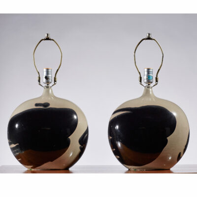 ceramic lamps, italian,modern,mid-century